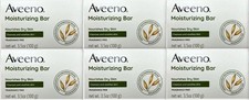 6 Pack Aveeno Moisturizing Bar With Nourishing Oat 3.5Oz Each Fast Shipping picture