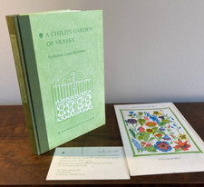 Stevenson Child’s Garden Verses 1978 Adrian Wilson Signed Fine Press Prospectus picture