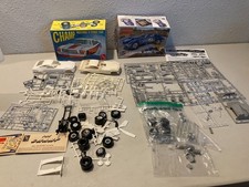 Lot of 2 Vintage Model Kits –  Champ Mustang & Revell Corvette Grand Sport picture