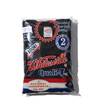 Whitesville WV73544 2-PACK T-SHIRT Black Size Medium,2XL Men's Made in Japan picture