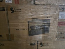 Sylvox 15.6 inch Under Cabinet TV Kitchen 1080P HD Flip-Down Non-smart Rv boat picture