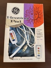 Vintage GE Automatic Heating Pad Model P46 Blue Cloth Fashion Styled Cover WORKS picture