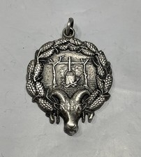 Vintage 1961 Campfire Club Of America Rifle Bear 1st Place Silver Medal picture