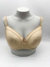 Cacique Modern Lace Balconette NRA Padded Underwire Full Figure Nude Size 40DDD picture