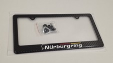 Nurburgring Racing 100% Real Carbon Fiber Licence Plate Frame VW, AMG, Audi, BMW picture