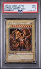 Yu-Gi-Oh The Winged Dragon of Ra DOD-001 Dawn of Destiny PSA 9 English 2004 picture