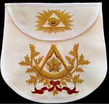 The Craftsman's Apron Masonic Past Master Apron picture