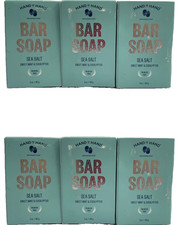 6 Hand in Hand Bar Soap SEA SALT Sweet Mint & Eucalyptus  5oz COMBIE & SAVE $$$ picture
