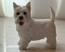 Vintage West Highland White Terrier Figurine Standing Westie Dog Puppy 3.5