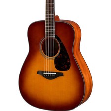 Yamaha FG800J Solid Spruce Top Dreadnought Acoustic Guitar Sand Burst picture