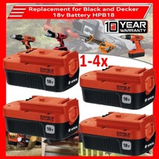 1-4x 18V 4500mAh NI-MH For Black & Decker 18V Battery HPB18 HPB18-OPE 244760-00 picture