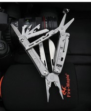 Stainless Steel Folding Multitool Pliers EDC Pocket Camping Outdoor Utility Tool picture