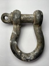 Vintage HOLLAND VBS SHACKLE AND PIN 6 1/2 Inch Anchor Mudding Rope Rigging Crane picture