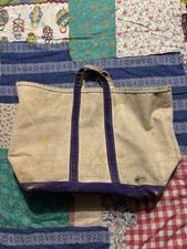 Vintage LL Bean Boat And Tote Distressed Grunge Look 60s Without Tag picture