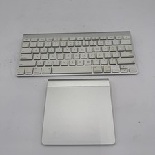 E4 Apple Wireless Keyboard A1255 + Magic Trackpad A1339 Bluetooth Bundle picture