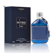 Dumont Nitro Blue - Fresh Aquatic Floral Woody Fragrance 3.4oz EDP Men Lasting picture