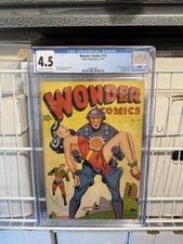 Wonder Comics #14 CGC 4.5 Classic Schomburg Cover 1947 Golden Age Airbrush Cover picture
