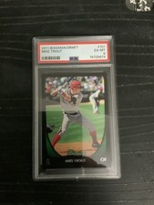 2011 BOWMAN DRAFT PICKS & PROSPECTS MIKE TROUT RC ROOKIE PSA 6 picture