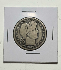 1909-O Barber Half Dollar - Semi key picture