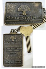 Minto Suite Hotel Ottawa Ontario Canada Metal Hotel Room Key Fob picture