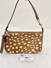 NWT Coach CDW35 Nolita 19 With Deer Print Shoulder Bag Wristlet in Brown Multi picture