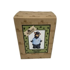 RARE Bearfoots Jeff Fleming Big Sky Carvers Figurine Police Officer Figure NEW picture