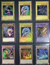 Modern Vintage Yu-Gi-Oh Binder Collection Blue-Eyes Dark Magician Exodia Gods picture