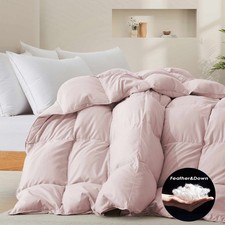 Super Soft Cozy Warm Oversized Down Comforter , King or Queen Bed Blanket picture