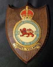 WWII RAF No 164 Argentine British Squadron Wall Plaque Crest TM Lewin London picture