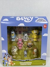 Bluey Neighborhood Friends Pack 8 Figure Set - NEW picture