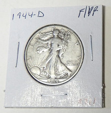 1944-D Walking Liberty Silver Half Dollar F/VF Denver Mint (92925) picture