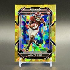 2023 Panini Prizm Draft Picks JAHMYR GIBBS Rookie #116 Gold Ice Prizm (RC) 🦁 picture