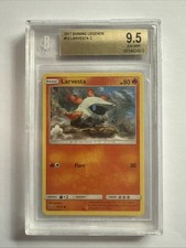 Larvesta 12/73 Regular 2017  Pokemon Trading Card TCG  Beckett 9.5 gem mint picture