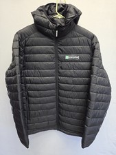 NWOT Enterprise Rent-A-Car Puffer Jacket Mens Large Black Hooded Quilted Coat picture