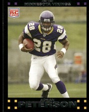 2007 Topps Adrian Peterson Factory Set Bonus Rookie RC #301 Minnesota picture