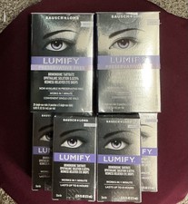 lumify.25 oz 7.5 ml. Lot Of 5 Large Bottles plus 2 pack of vials TOTAL 7 boxes picture