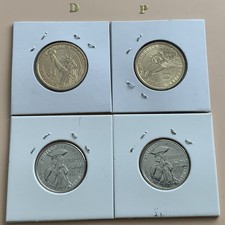 2007 & 2026 P&D  George Washington Dollar -QRW Quarter / 4-Coin/FLIP UNC-USMINT picture