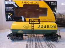 Vintage 2001 K-Line K6331-1932 Reading Extruded Aluminum Tank Car Road # 90985 picture