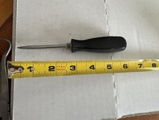 Vtg. Snap-on SSD2 Flat Slotted Screwdriver Hard Black Handle USA Pro Hand Tool picture