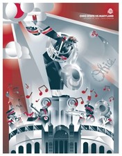2026 OHIO STATE BUCKEYES NCAA STADIUM GAME DAY PROGRAM VS. MARYLAND TERRAPINS picture