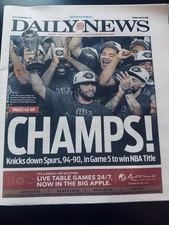 Daily News Front Page 
