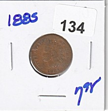 1885 Indian Head Cent, Better Date #816 picture