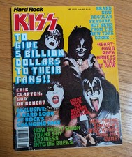  1979 Hard Rock Magazine KISS Gene Simmons Paul Stanley Ace Frehley Peter - Ads picture