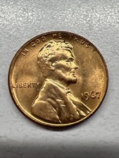 1967 Uncirculated Red Lincoln Memorial Cent Penny (B)   picture
