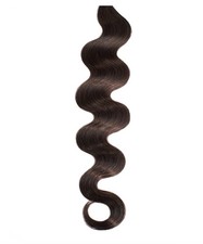 Bellami Keratin Tip Hair Extensions 20” Brown #2 five packages paid $600 picture
