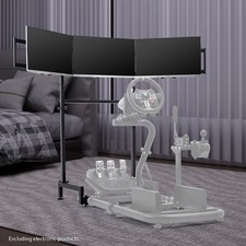 Hottoby Racing Triple Monitor Stand For Any Racing Sim Cockpit Support 3 Screens picture