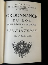 Ordonnance Du Roi Pour Regler Exercice de L' Infanterie 1766 Planches Uniformes picture