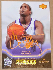 Upper Deck 2004-05 Pro Sigs Diamond Collection Gold Chris Webber Kings #74 picture