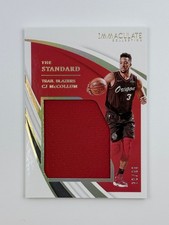 CJ McCollum 2020-21 Panini Immaculate 
