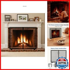 DUMOS 2 Panel Fireplace Screen 39